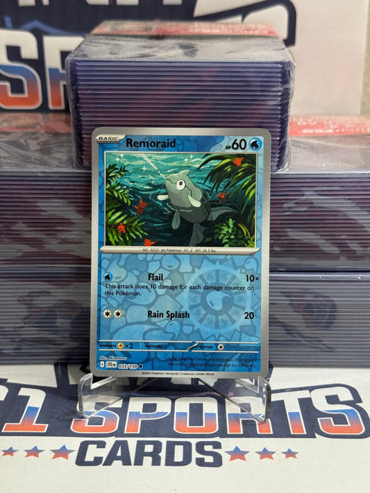 Pokemon TCG: Journey Together - Remoraid (Reverse Holo, Common) #33