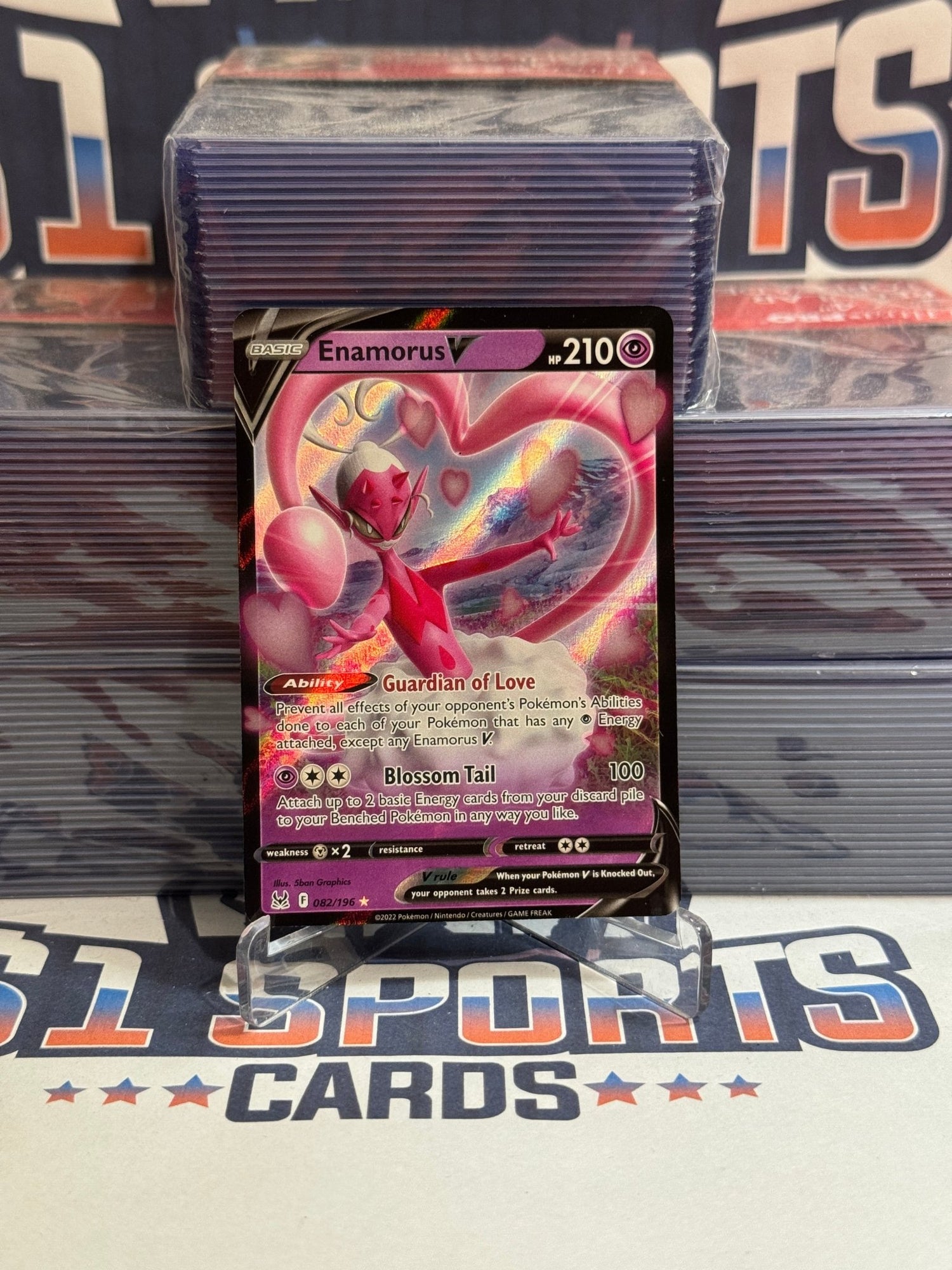 Pokemon TCG: Lost Origin - Enamorus V (Ultra Rare) #82