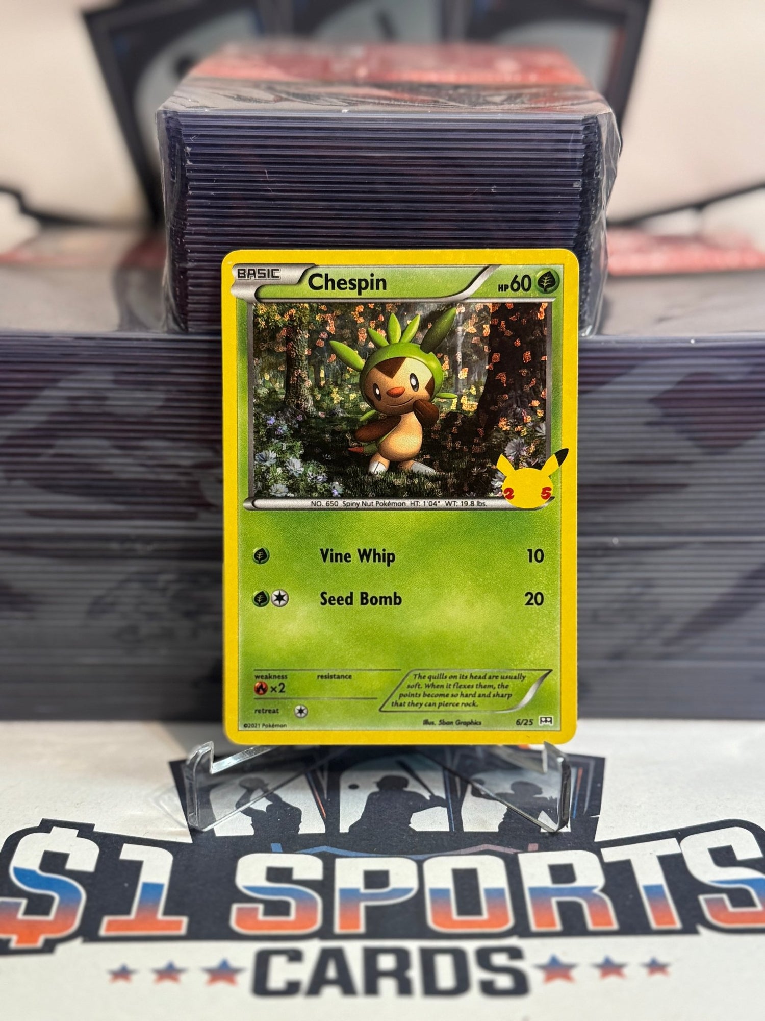 Pokemon TCG: McDonald's - Chespin (Holo) #6