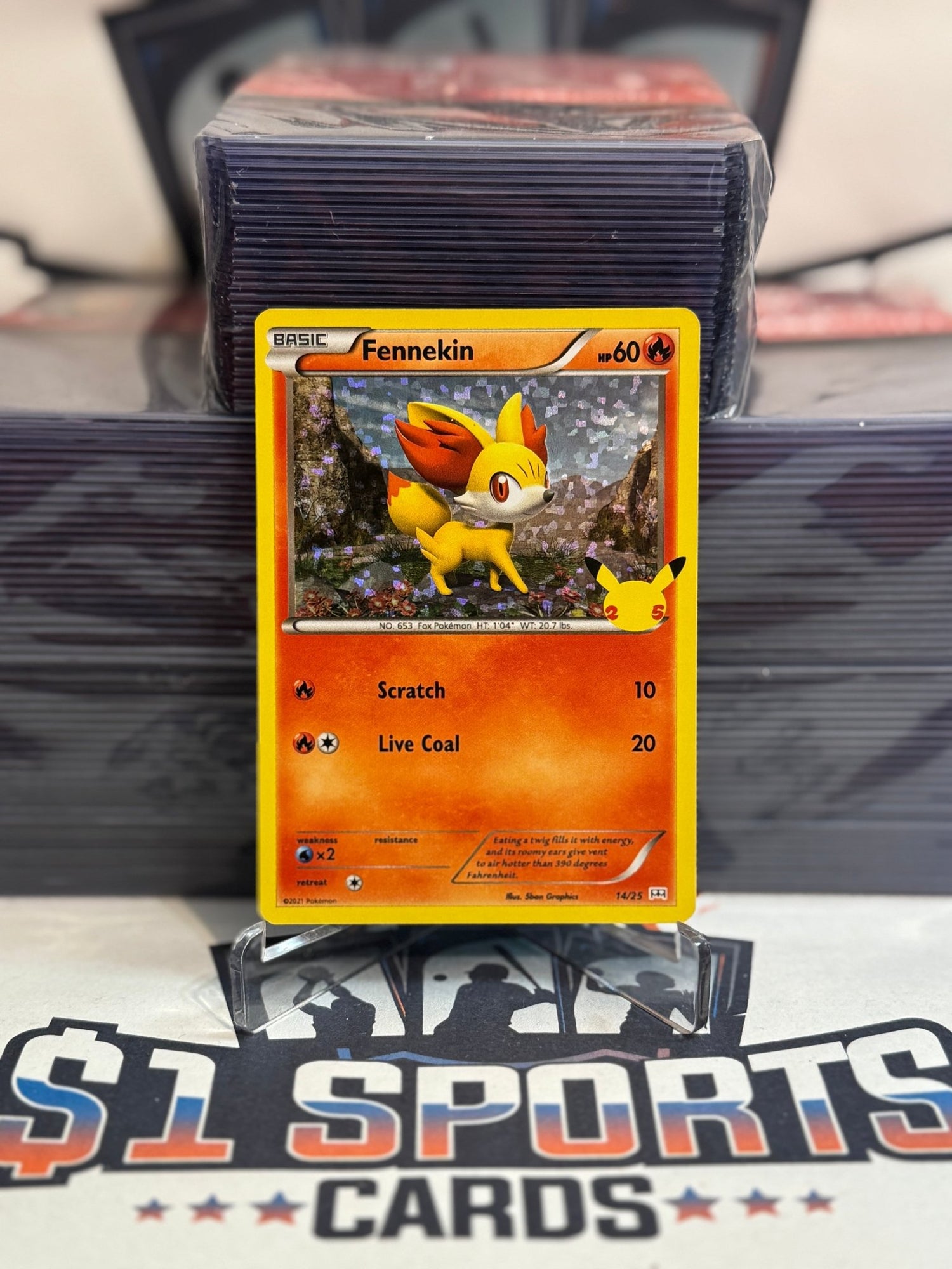 Pokemon TCG: McDonald's - Fennekin (Holo) #14