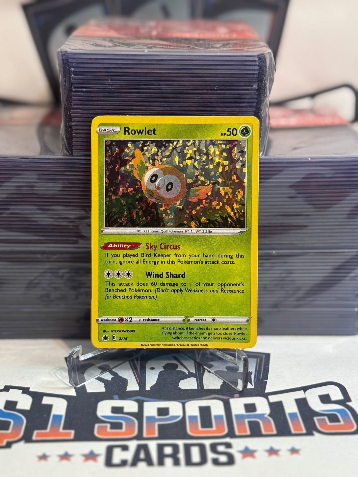 Pokemon TCG: McDonald's - Rowlet (Holo) #2