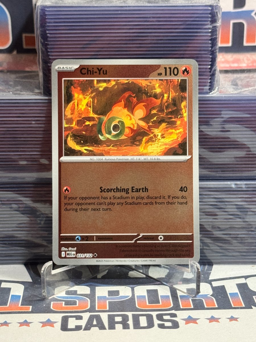 Pokemon TCG: Mega Evolution - Chi-Yu (Reverse Holo, Uncommon) 31