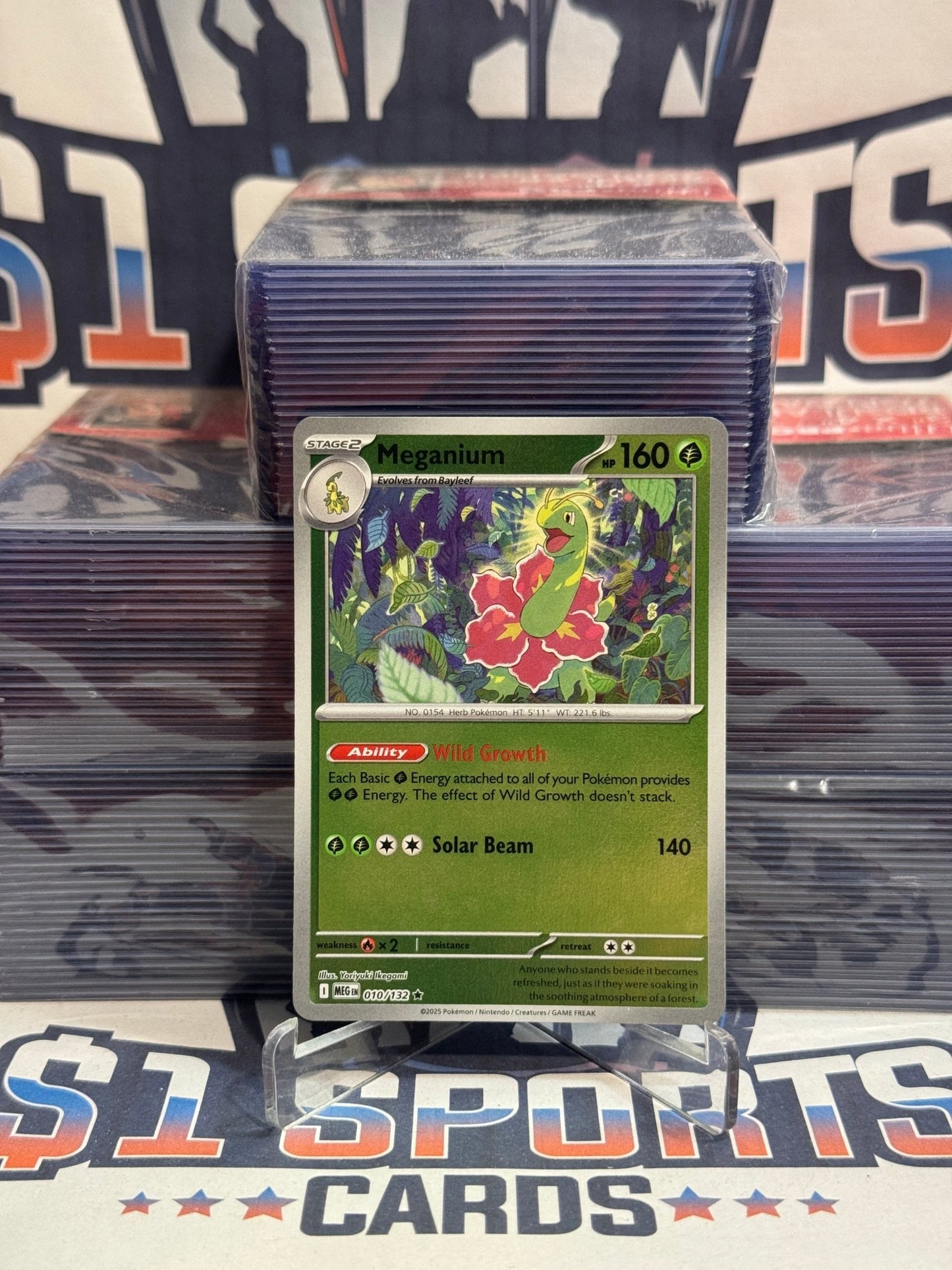 Pokemon TCG: Mega Evolution - Meganium (Reverse Holo, Rare) 10