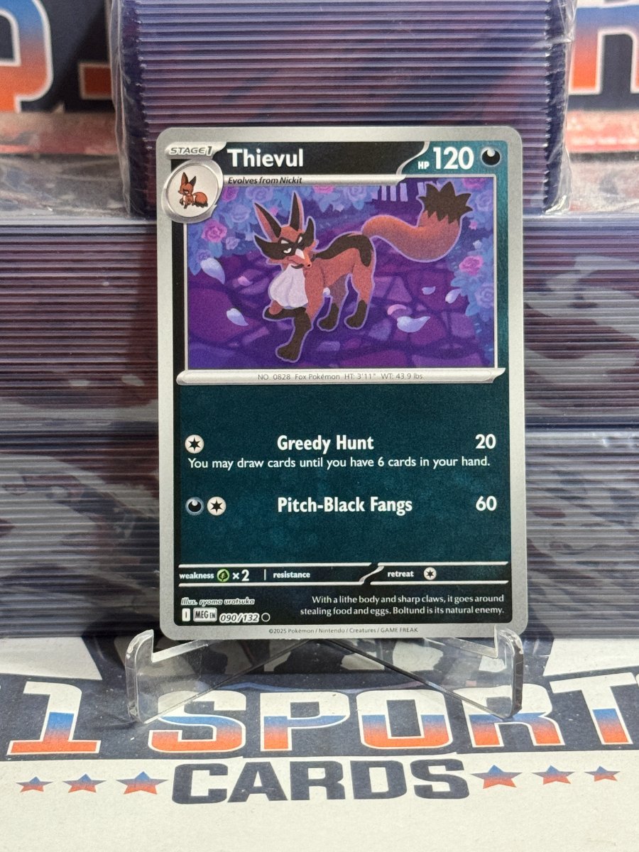 Pokemon TCG: Mega Evolution - Thievul (Reverse Holo, Common) 90