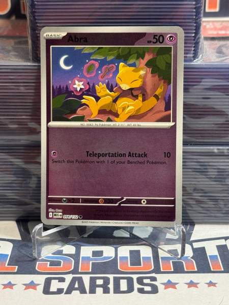 Pokemon TCG: Mega Evolutions - Abra (Reverse Holo, Common) 54