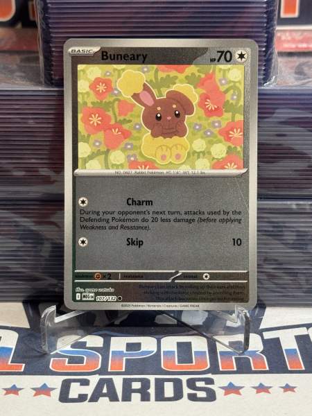 Pokemon TCG: Mega Evolutions - Buneary (Reverse Holo, Common) 107