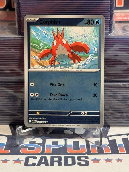 Pokemon TCG: Mega Evolutions - Corphish (Reverse Holo, Common) 33