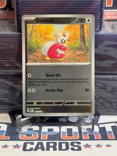 Pokemon TCG: Mega Evolutions - Delibird (Reverse Holo, Common) 105