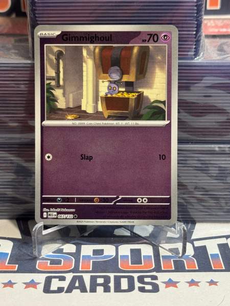 Pokemon TCG: Mega Evolutions - Gimmighoul (Reverse Holo, Common) 67