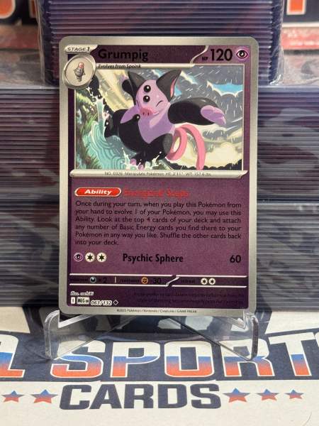 Pokemon TCG: Mega Evolutions - Grumpig (Reverse Holo, Uncommon) 63