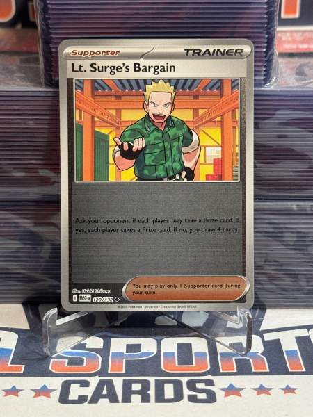 Pokemon TCG: Mega Evolutions - Lt. Surge's Bargain (Reverse Holo, Uncommon) 120