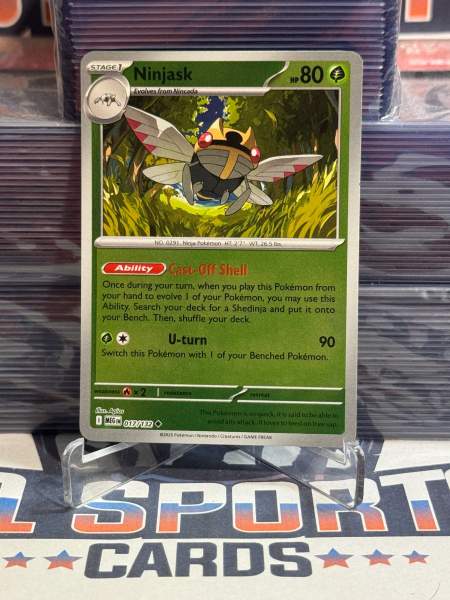Pokemon TCG: Mega Evolutions - Ninjask (Reverse Holo, Uncommon) 17