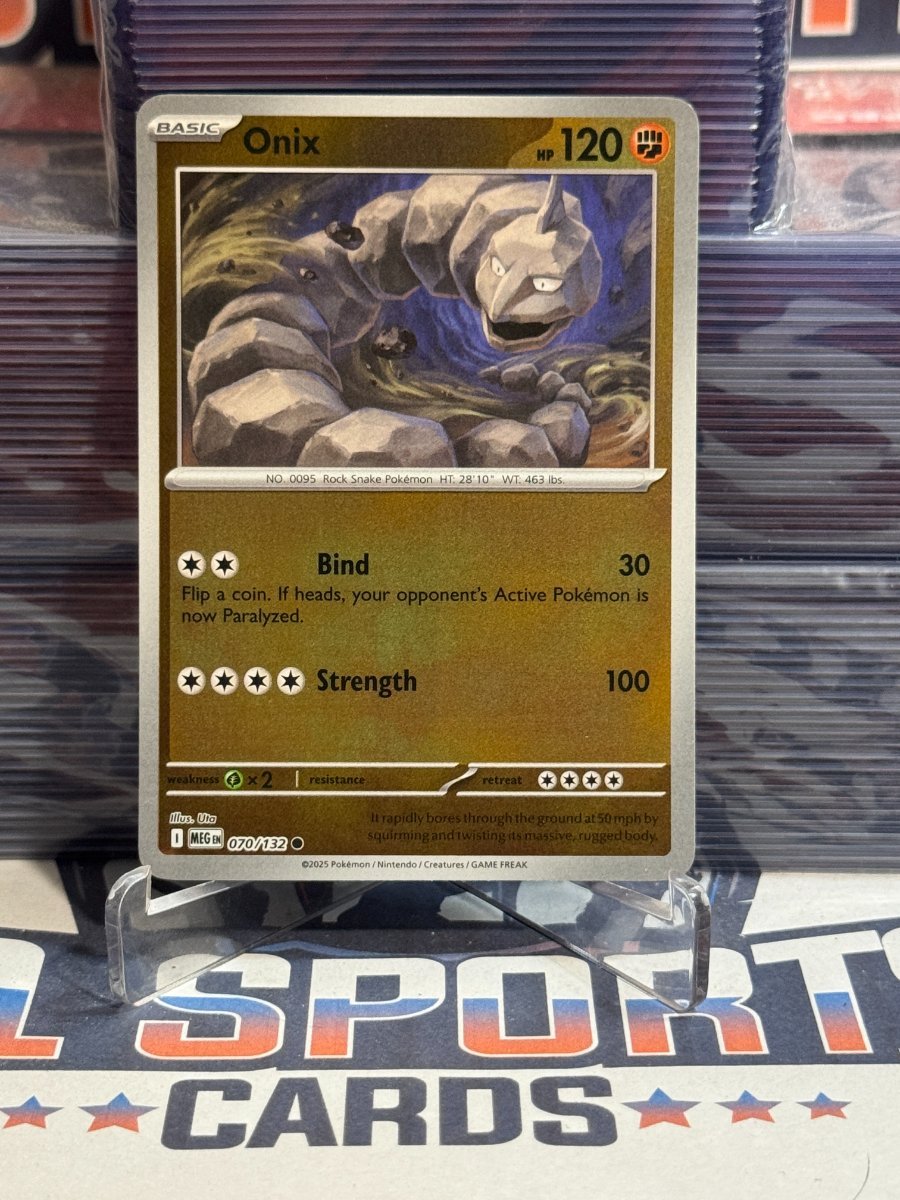 Pokemon TCG: Mega Evolutions - Onix (Reverse Holo, Common) 70