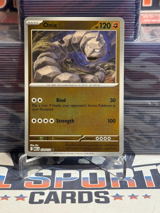 Pokemon TCG: Mega Evolutions - Onix (Reverse Holo, Common) 70