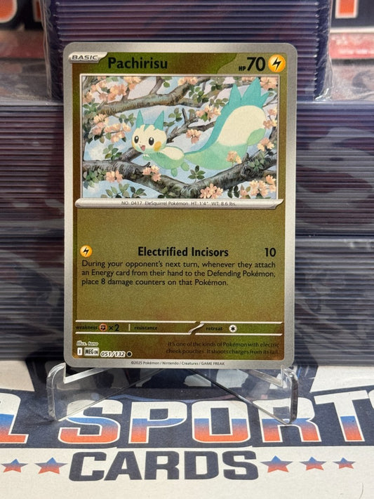 Pokemon TCG: Mega Evolutions - Pachirisu (Reverse Holo, Common) 51