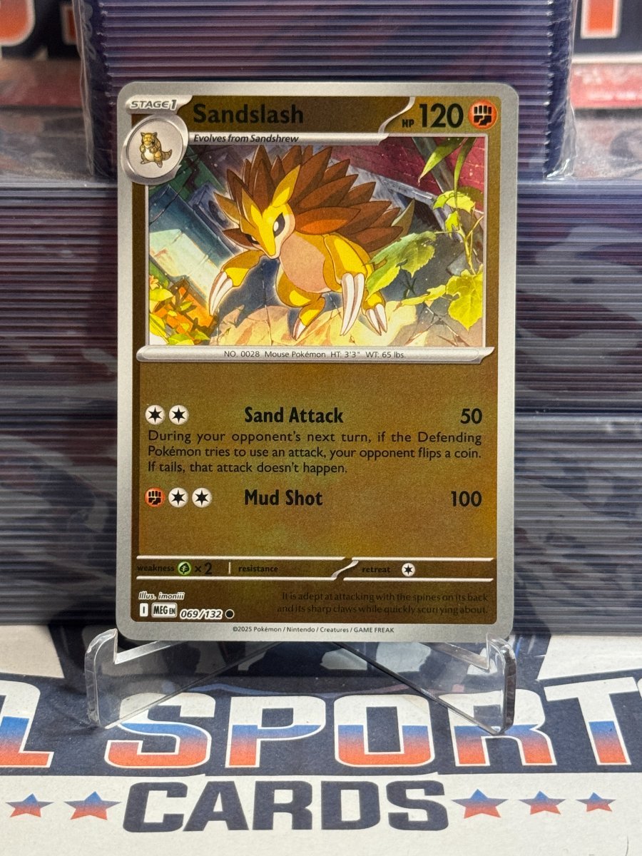 Pokemon TCG: Mega Evolutions - Sandslash (Reverse Holo, Common) 69