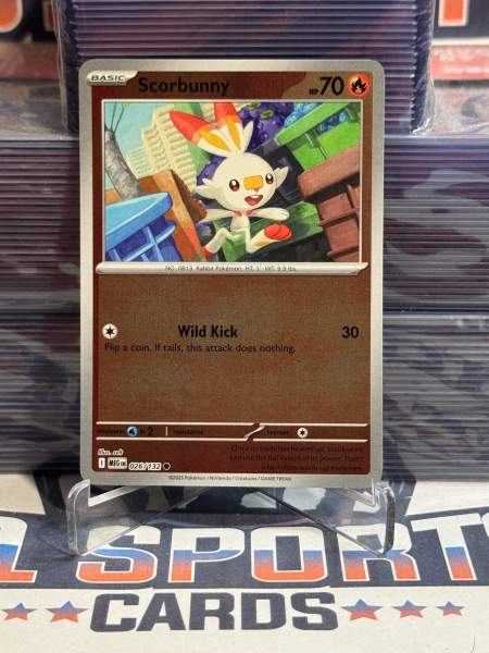 Pokemon TCG: Mega Evolutions - Scorbunny (Reverse Holo, Common) 26