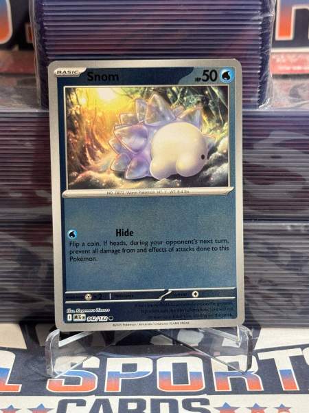 Pokemon TCG: Mega Evolutions - Snom (Reverse Holo, Common) 42