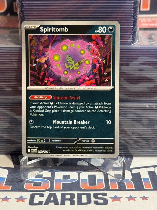 Pokemon TCG: Mega Evolutions - Spiritomb (Reverse Holo, Uncommon) 87