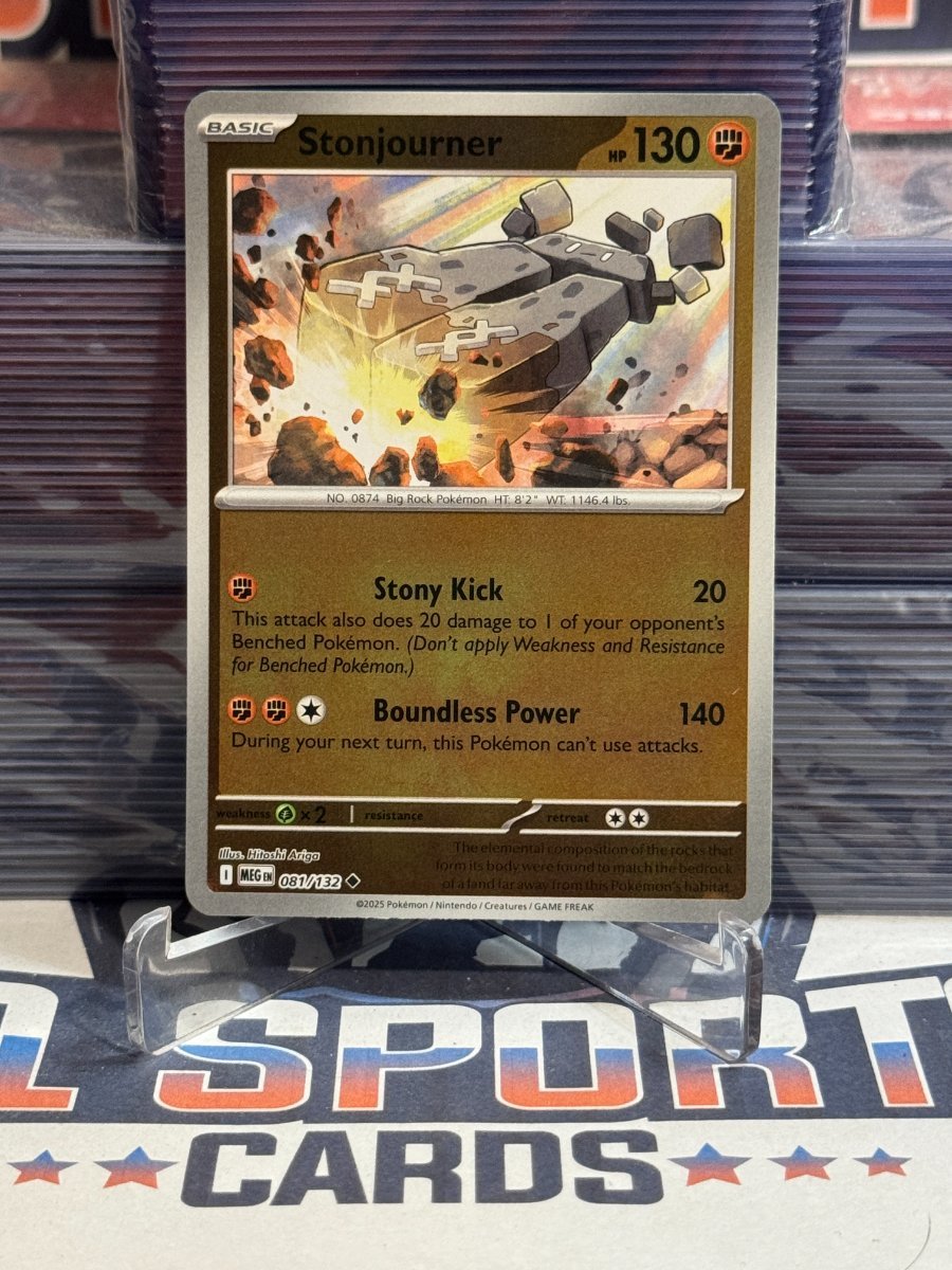 Pokemon TCG: Mega Evolutions - Stonjourner (Reverse Holo, Uncommon) 81