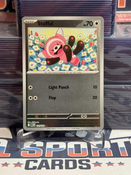 Pokemon TCG: Mega Evolutions - Stufful (Reverse Holo, Common) 111