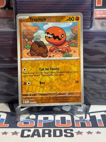 Pokemon TCG: Mega Evolutions - Trapinch (Reverse Holo, Common) 104