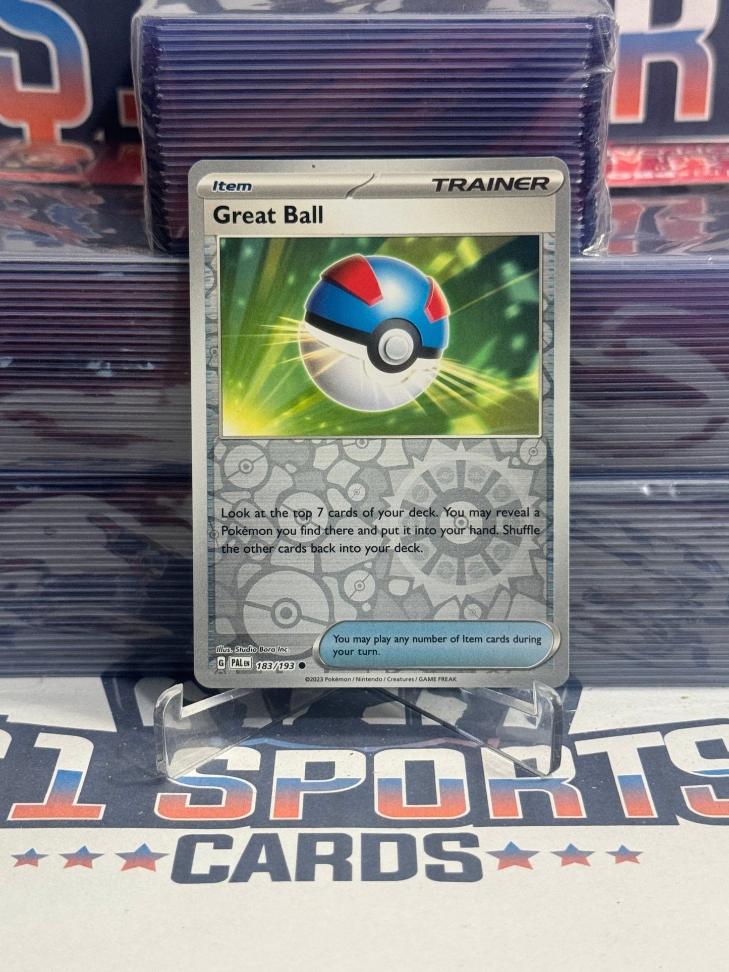 Pokemon TCG: Paldea Evolved - Great Ball (Reverse Holo, Common) 183