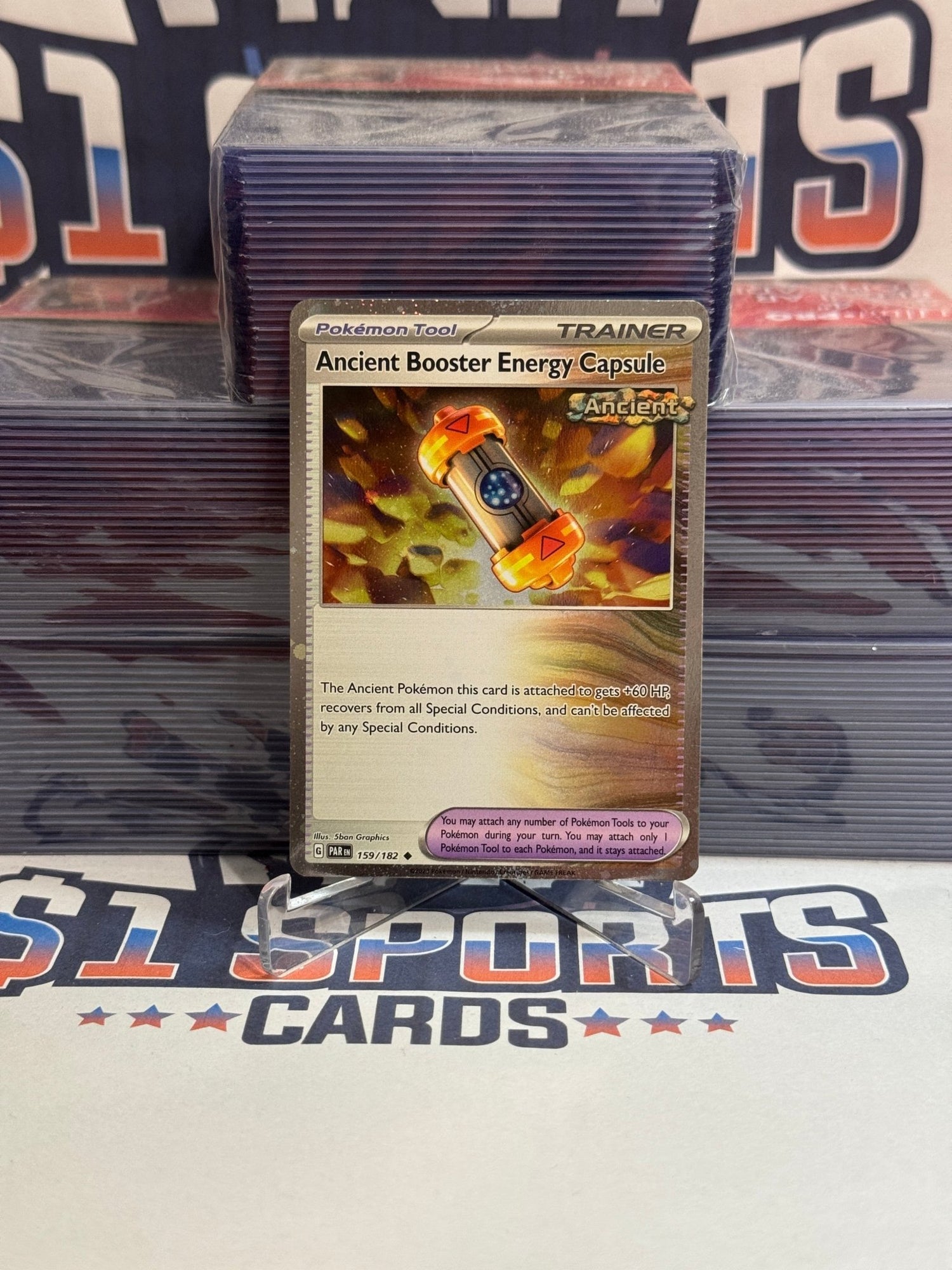 Pokemon TCG: Paradox Rift - Ancient Booster Energy Capsule (Holo) #159