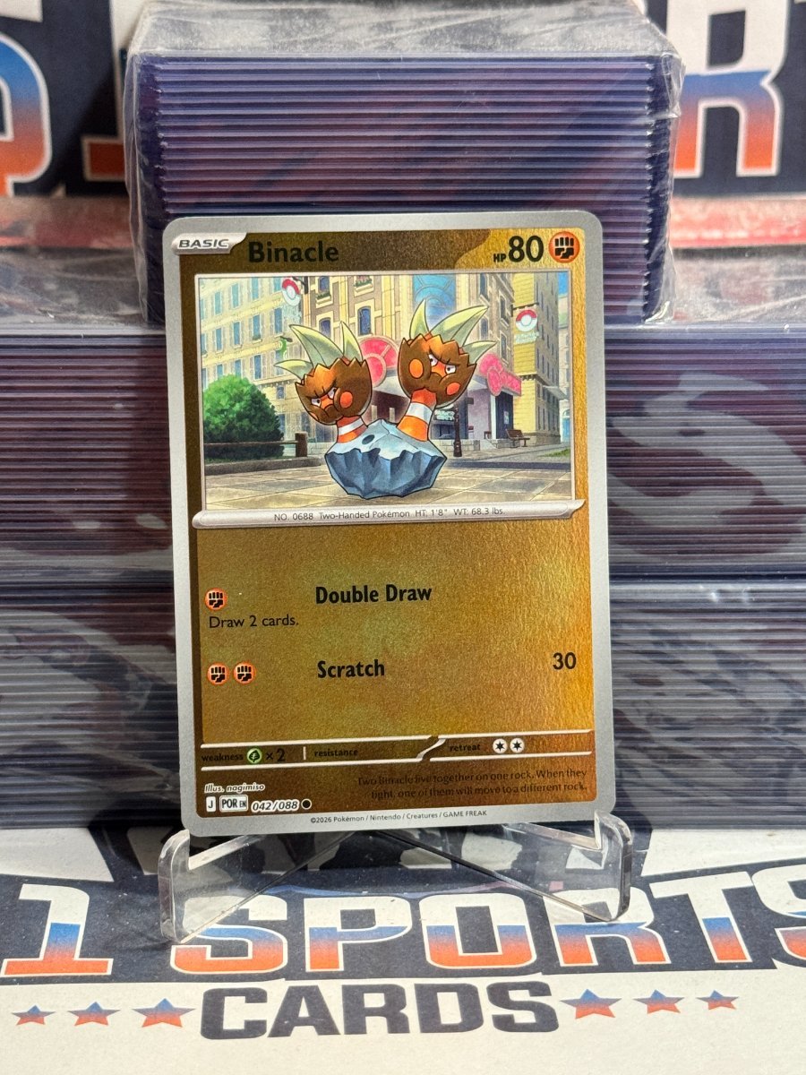 Pokemon TCG: Perfect Order - Binacle (Reverse Holo, Common) 42