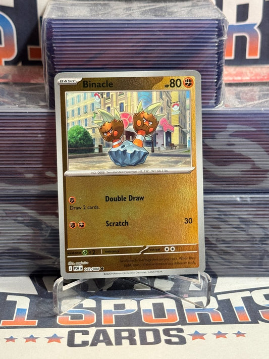Pokemon TCG: Perfect Order - Binacle (Reverse Holo, Common) 42