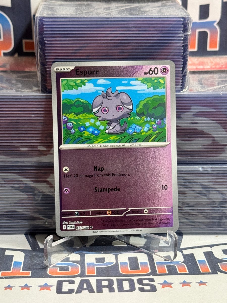 Pokemon TCG: Perfect Order - Espurr (Reverse Holo, Common) 33