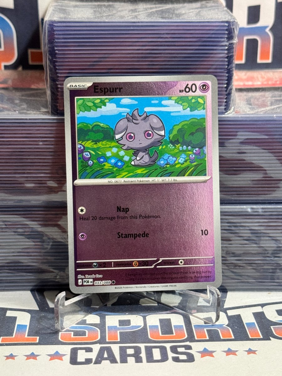 Pokemon TCG: Perfect Order - Espurr (Reverse Holo, Common) #33