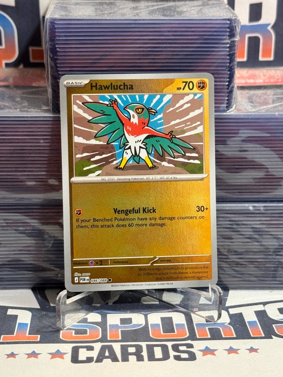 Pokemon TCG: Perfect Order - Hawlucha (Reverse Holo, Common) 46