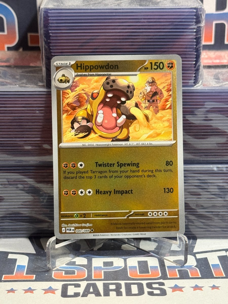 Pokemon TCG: Perfect Order - Hippowdon (Reverse Holo, Uncommon) 40