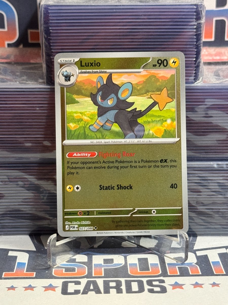 Pokemon TCG: Perfect Order - Luxio (Reverse Holo, Uncommon) 27