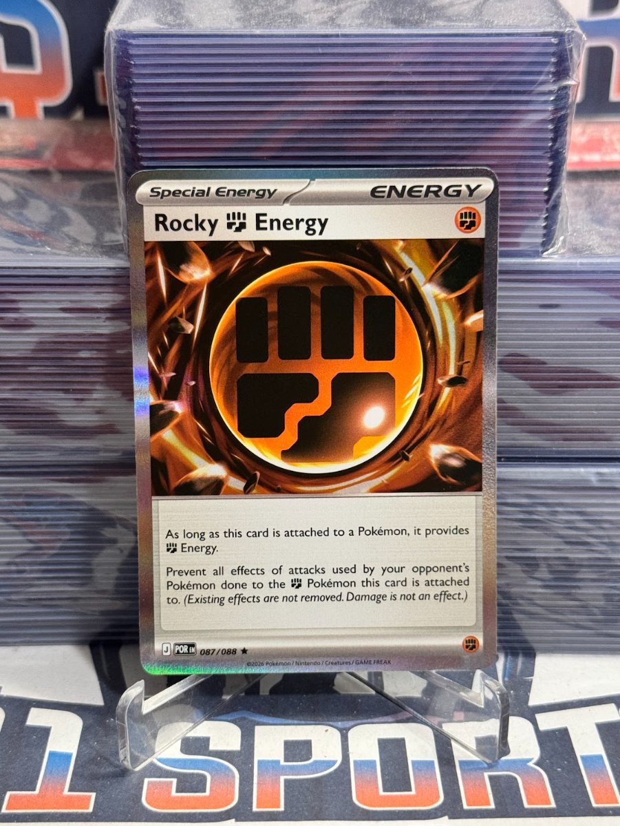 Pokemon TCG: Perfect Order - Rocky Energy (Holo, Rare) 87