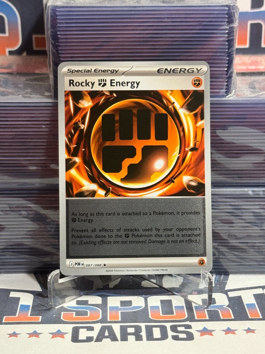 Pokemon TCG: Perfect Order - Rocky Energy (Reverse Holo, Rare) 87