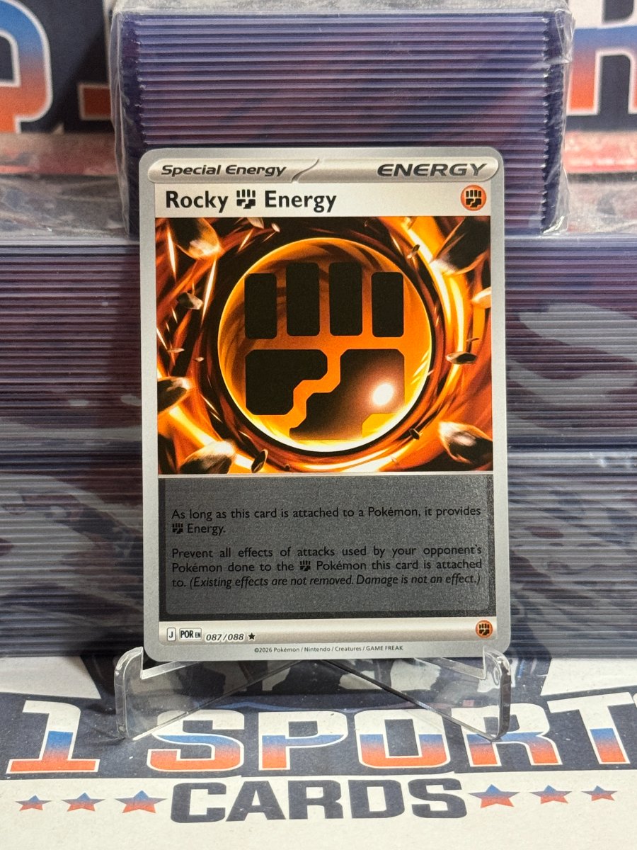 Pokemon TCG: Perfect Order - Rocky Energy (Reverse Holo, Rare) #87