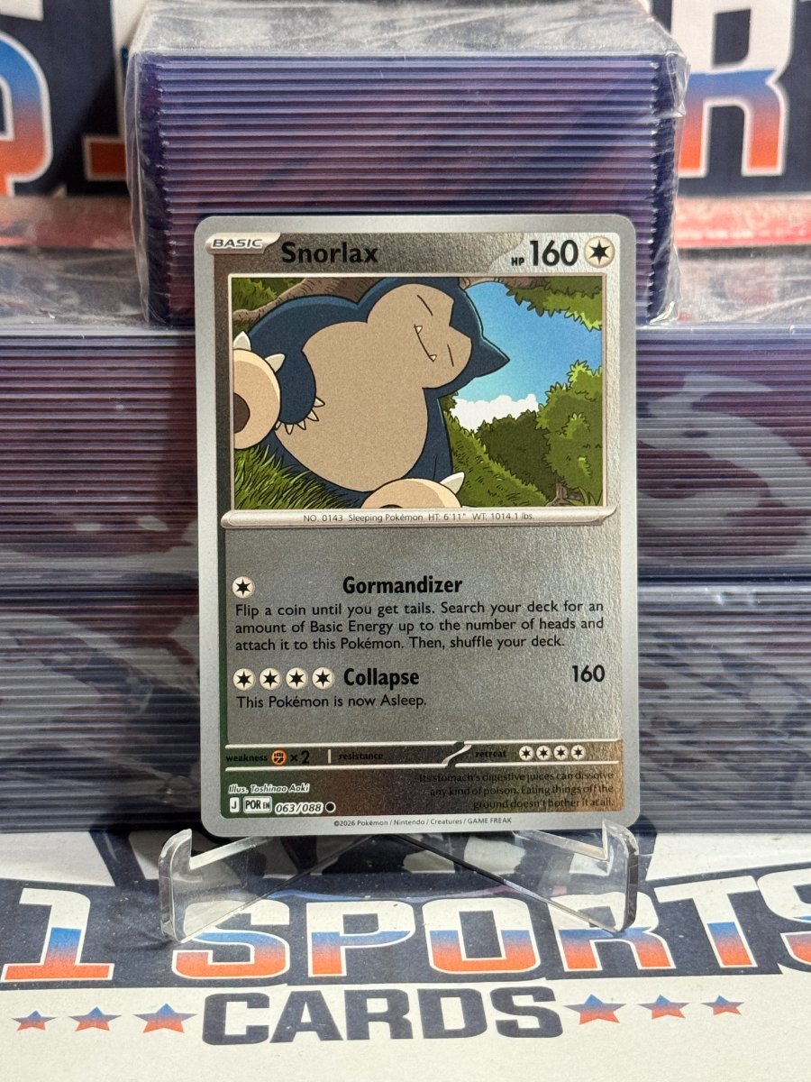 Pokemon TCG: Perfect Order - Snorlax (Reverse Holo, Common) 63