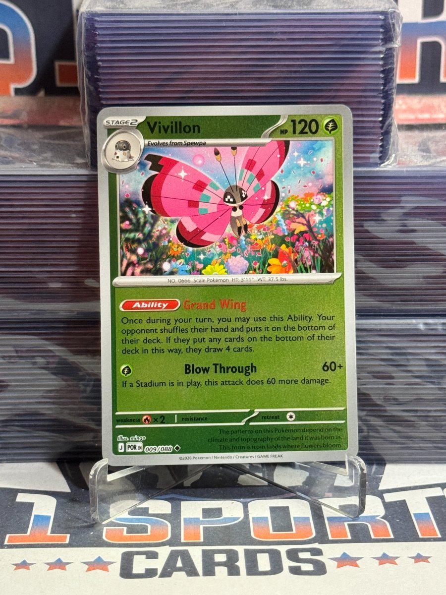 Pokemon TCG: Perfect Order - Vivillon (Reverse Holo, Uncommon) 9