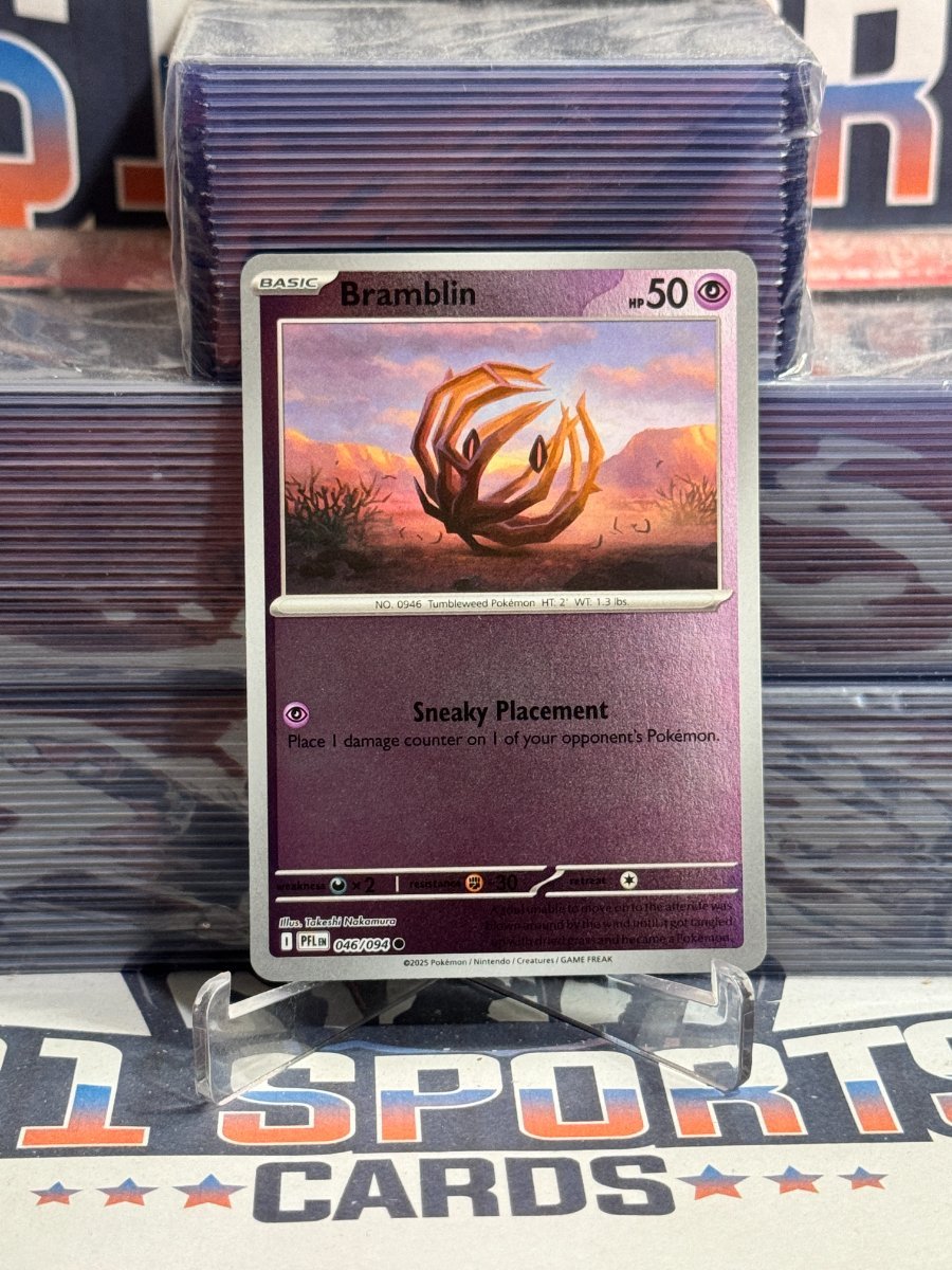 Pokemon TCG: Phantasmal Flames - Bramblin (Reverse Holo, Common) 46