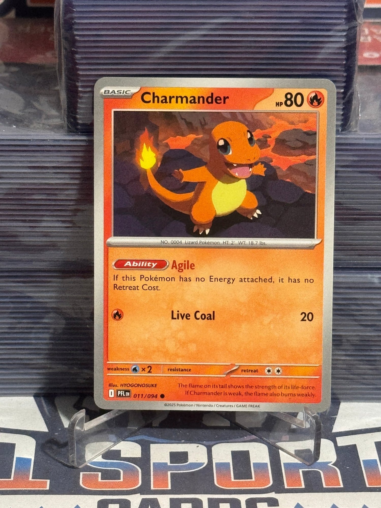 Pokemon TCG: Phantasmal Flames - Charmander (Common) 11