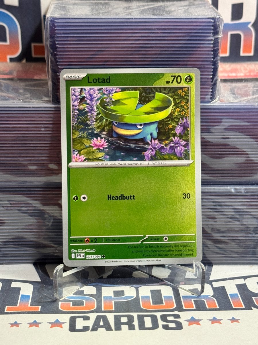 Pokemon TCG: Phantasmal Flames - Lotad (Reverse Holo, Common) 5