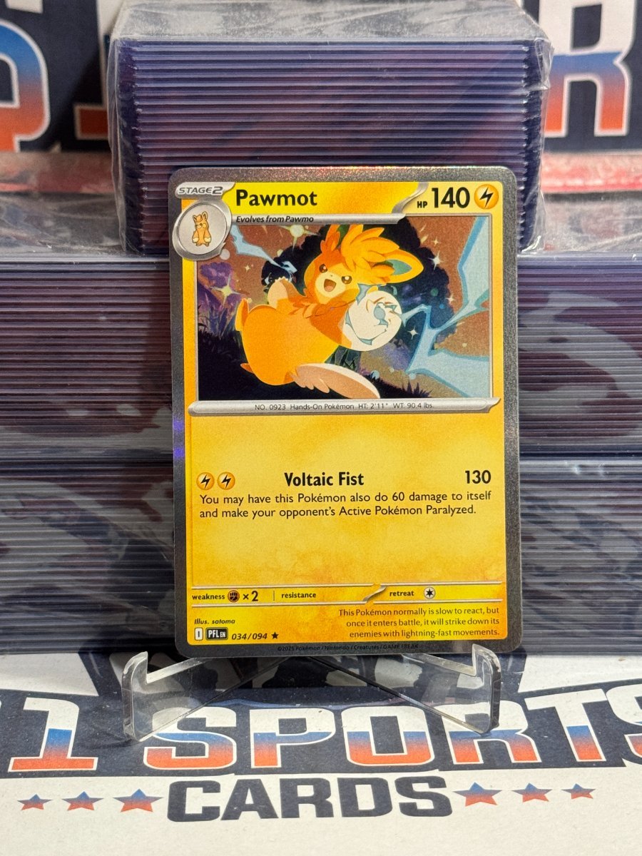 Pokemon TCG: Phantasmal Flames - Pawmot (Holo, Rare) 34
