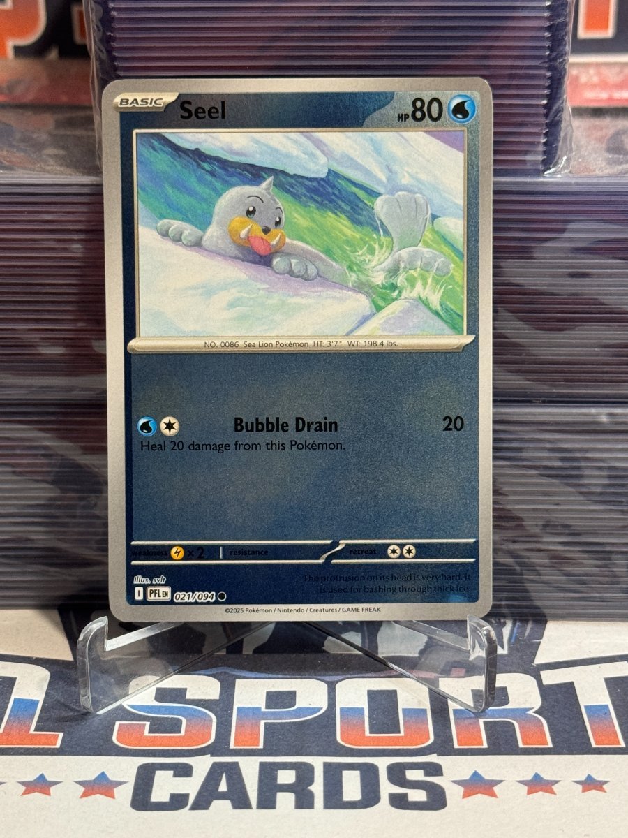 Pokemon TCG: Phantasmal Flames - Seel (Reverse Holo, Common) 21