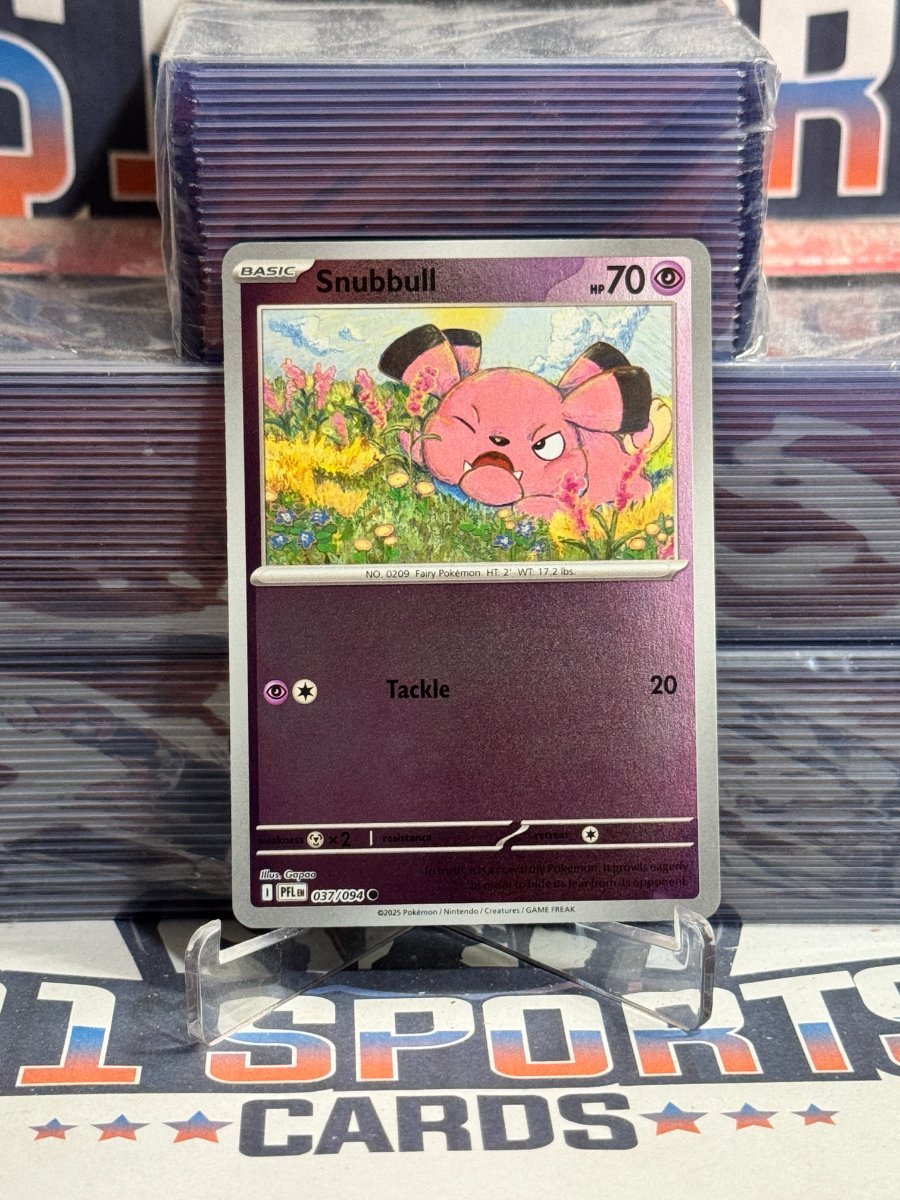 Pokemon TCG: Phantasmal Flames - Snubbull (Reverse Holo, Common) 37