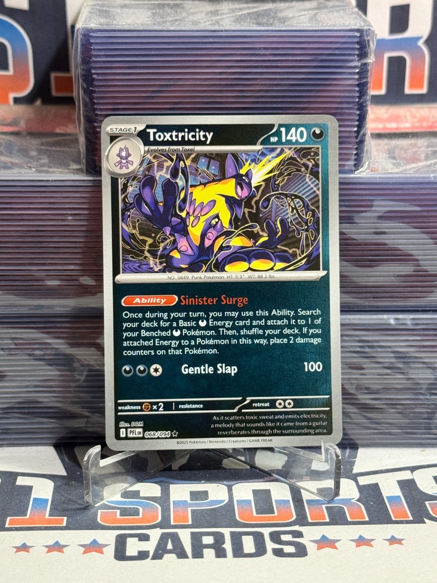 Pokemon TCG: Phantasmal Flames - Toxtricity (Reverse Holo, Rare) 68