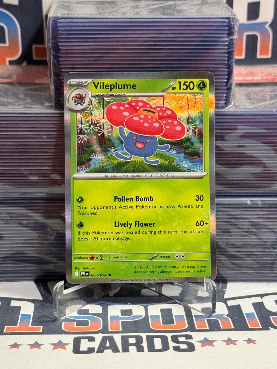 Pokemon TCG: Phantasmal Flames - Vileplume (Reverse Holo, Rare) 3