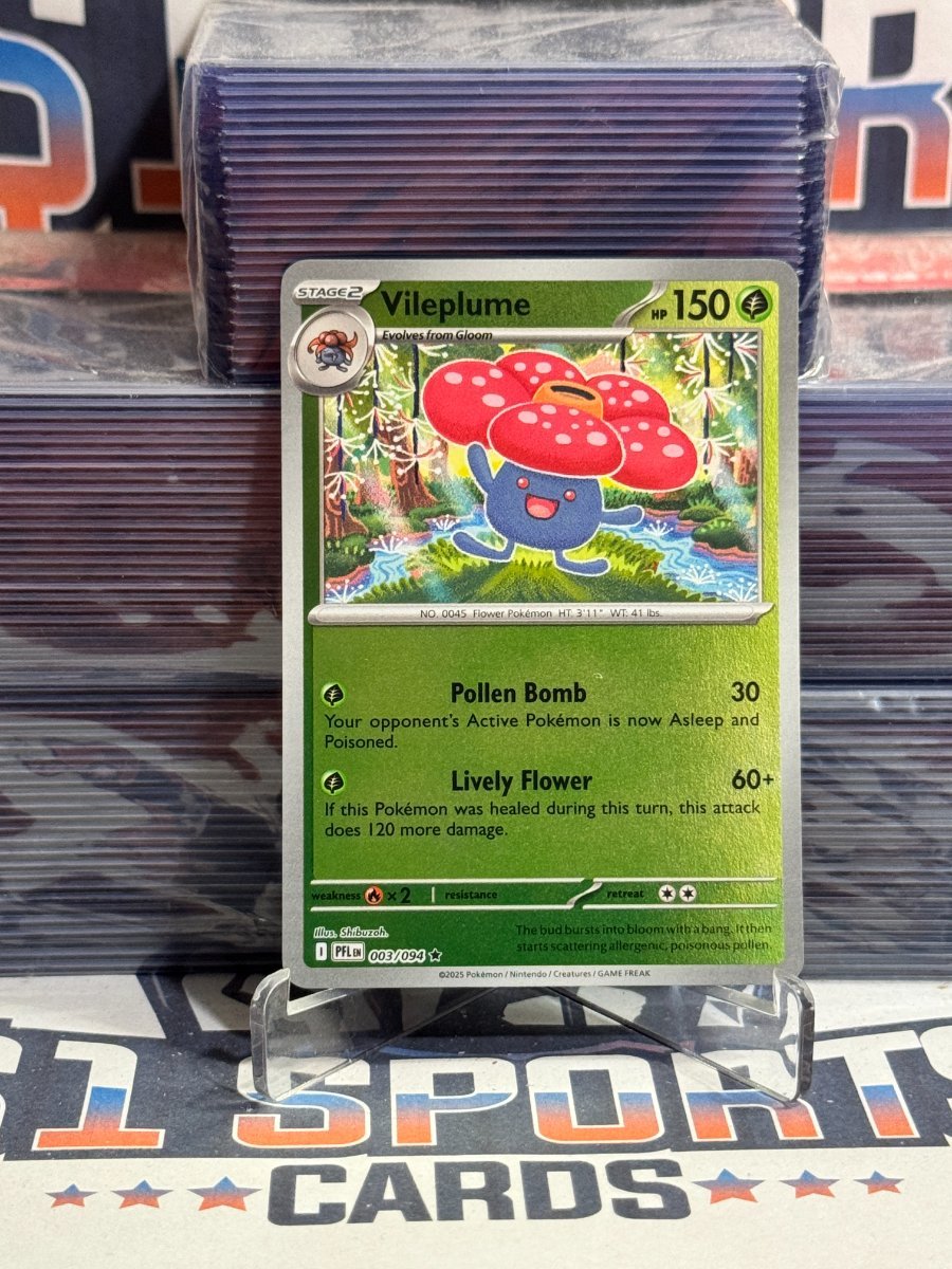 Pokemon TCG: Phantasmal Flames - Vileplume (Reverse Holo, Rare) 3