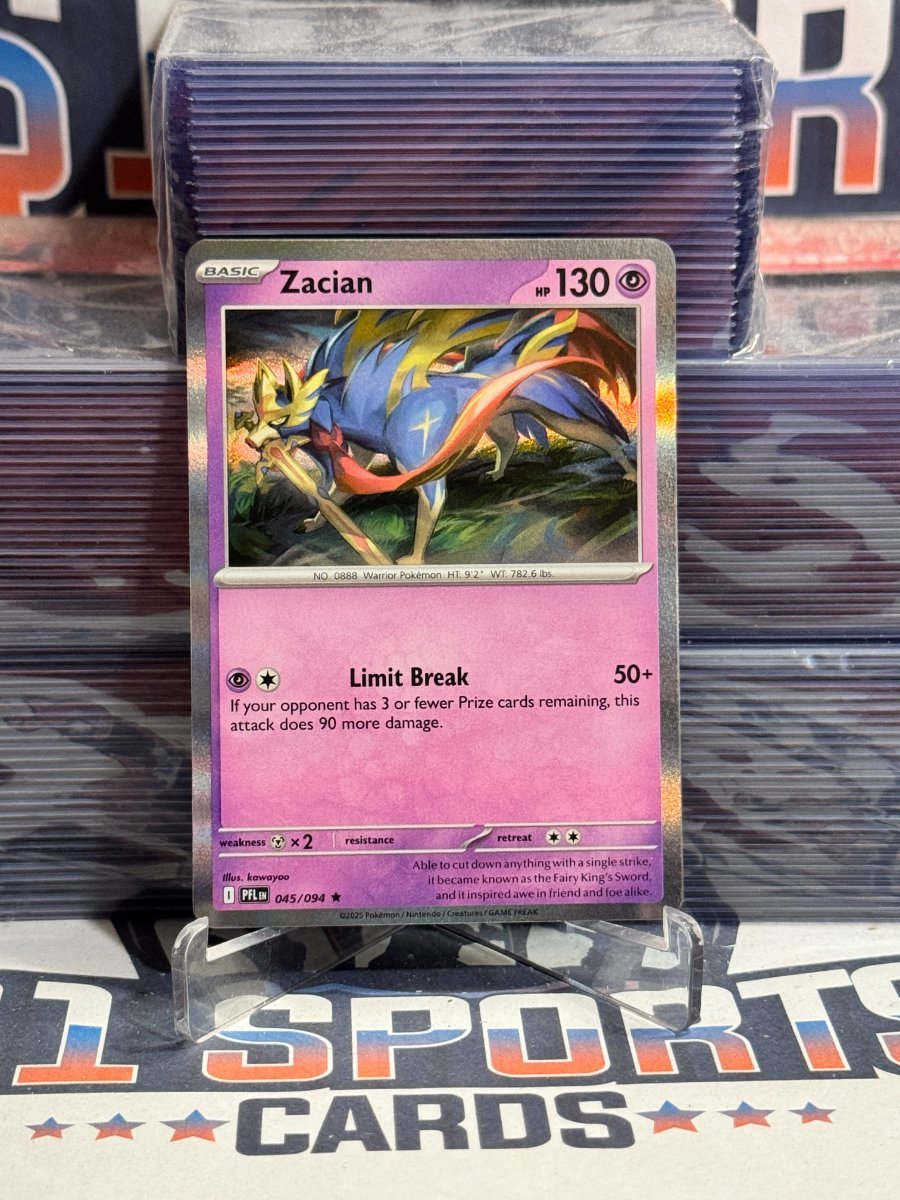 Pokemon TCG: Phantasmal Flames - Zacian (Holo, Rare) 45